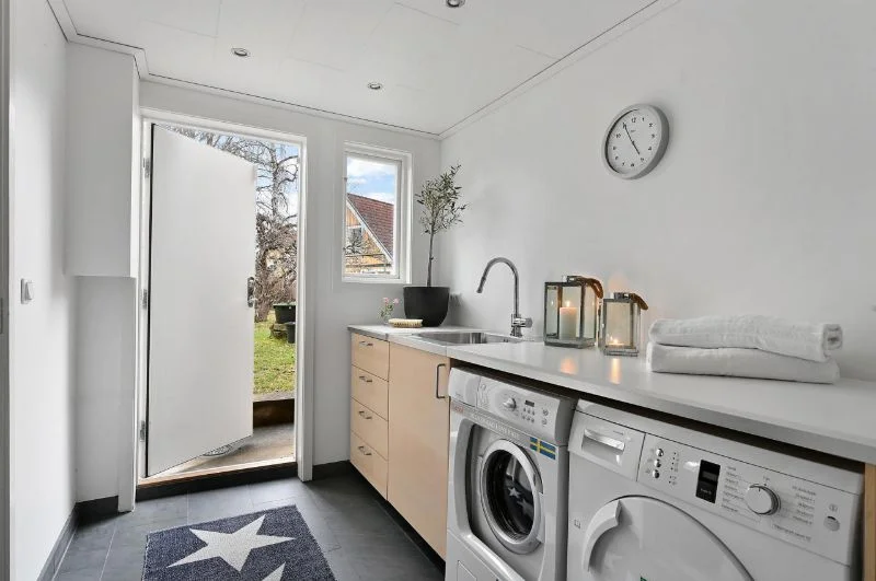 8. Utbyggnad badrum villa inkl tva╠ettrum i la╠egenhet